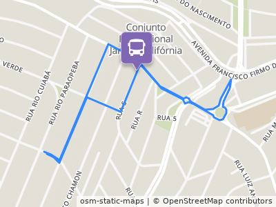 Mapa da parada