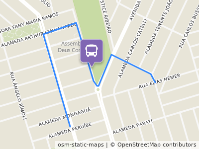 Mapa da parada