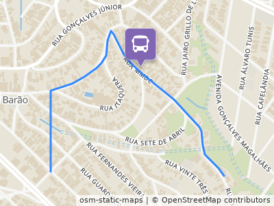Mapa da parada