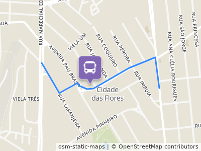 Mapa da parada