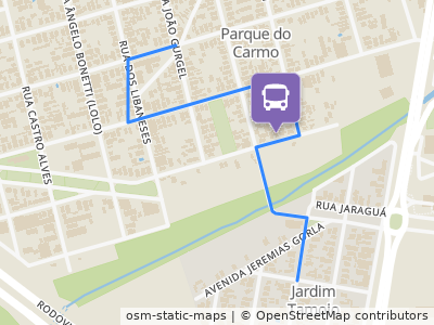 Mapa da parada