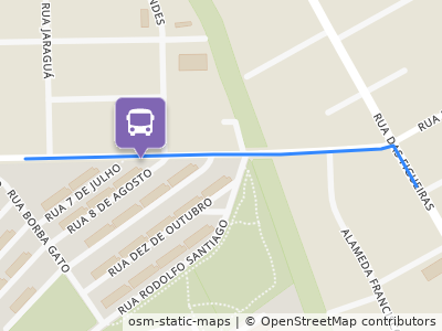 Mapa da parada