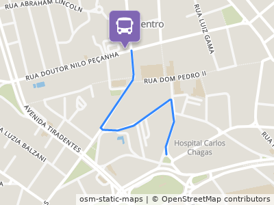 Mapa da parada