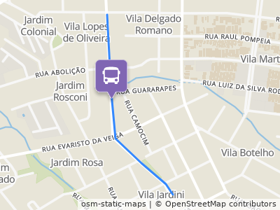 Mapa da parada