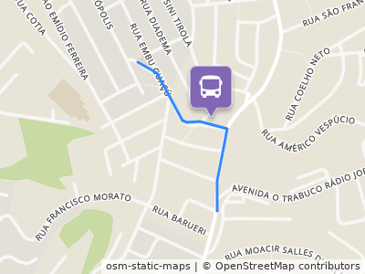 Mapa da parada