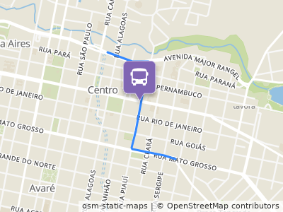 Mapa da parada