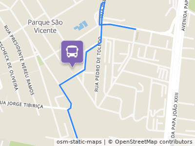 Mapa da parada