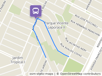 Mapa da parada