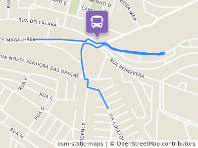 Mapa da parada
