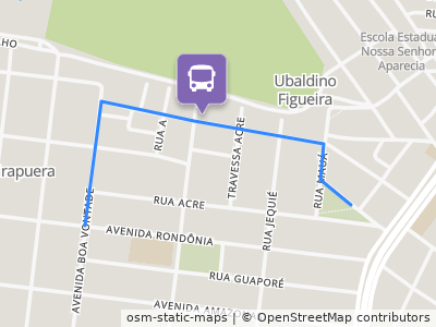 Mapa da parada