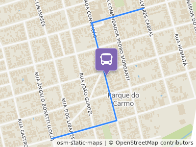 Mapa da parada