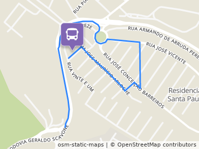 Mapa da parada