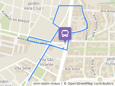 Mapa da parada