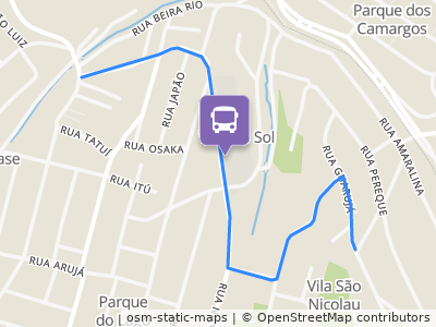 Mapa da parada