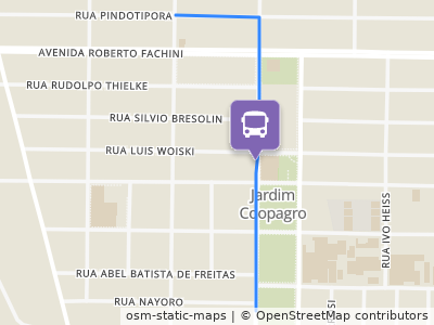 Mapa da parada