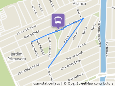 Mapa da parada