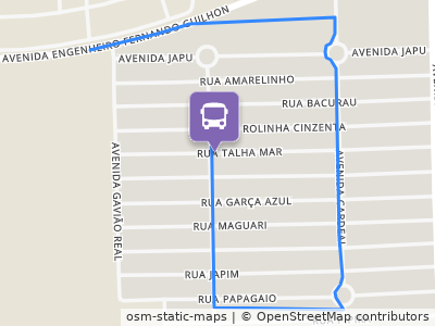 Mapa da parada