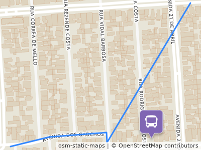 Mapa da parada