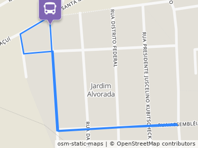 Mapa da parada