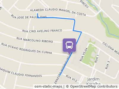 Mapa da parada