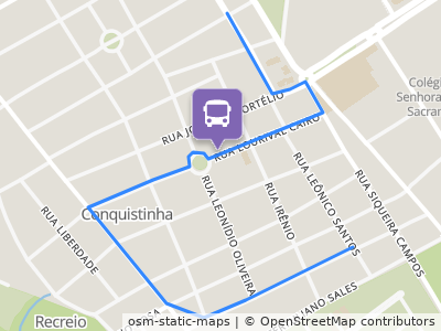 Mapa da parada