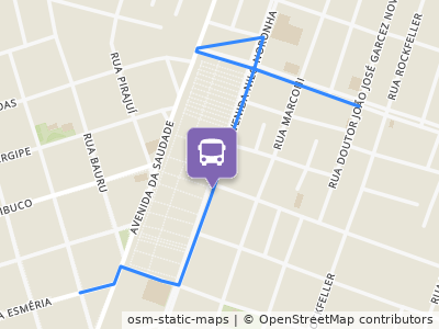 Mapa da parada