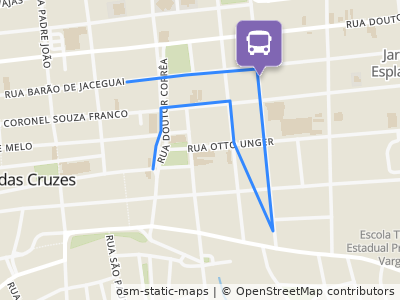 Mapa da parada