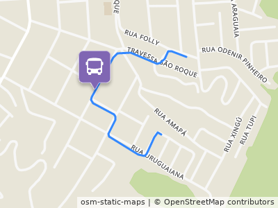 Mapa da parada