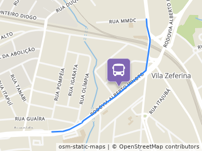 Mapa da parada