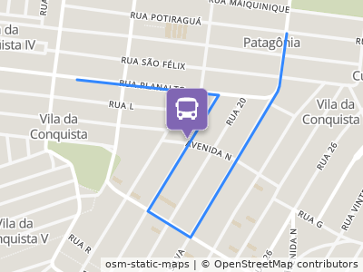 Mapa da parada