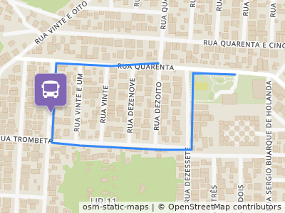 Mapa da parada