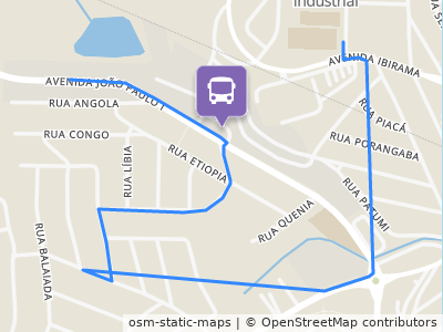 Mapa da parada