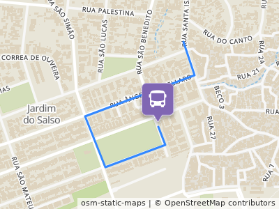 Mapa da parada