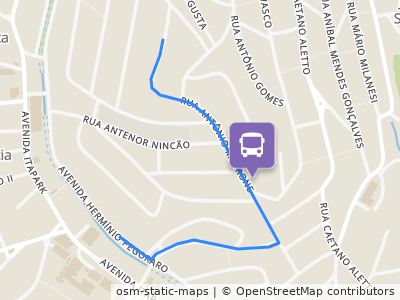 Mapa da parada