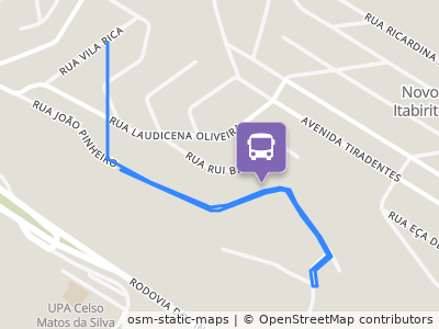 Mapa da parada