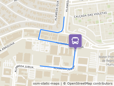Mapa da parada