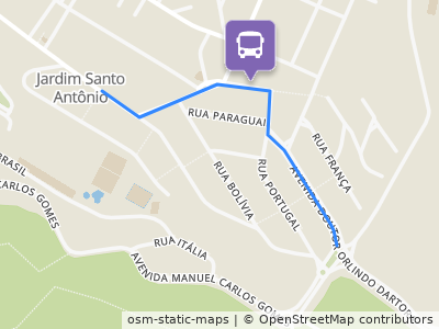 Mapa da parada