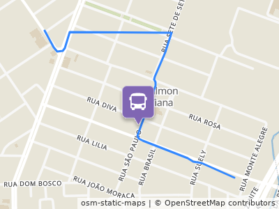 Mapa da parada