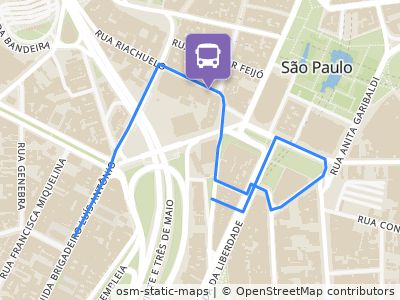 Mapa da parada