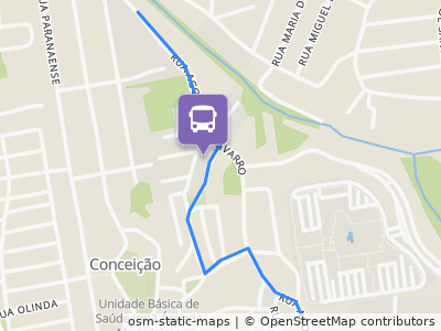 Mapa da parada