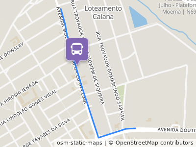Mapa da parada
