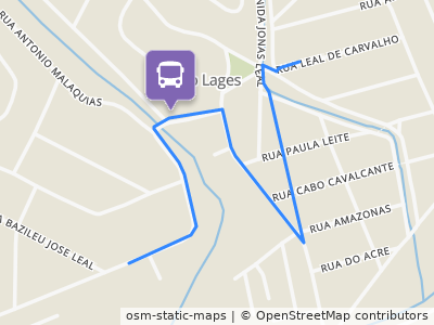 Mapa da parada