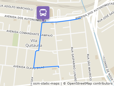 Mapa da parada