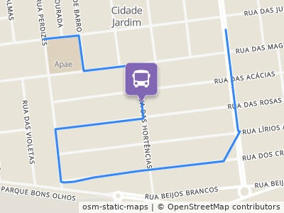 Mapa da parada