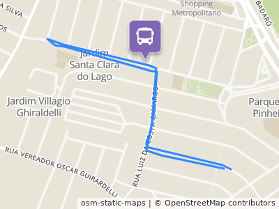 Mapa da parada