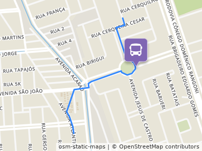 Mapa da parada