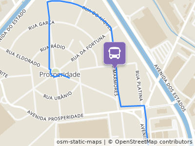 Mapa da parada