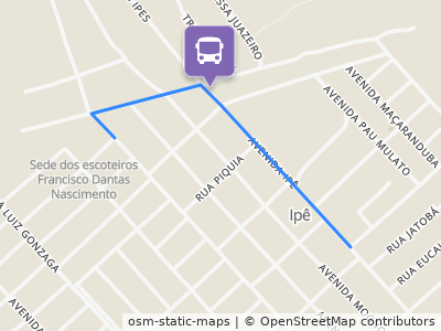 Mapa da parada