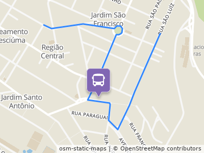 Mapa da parada