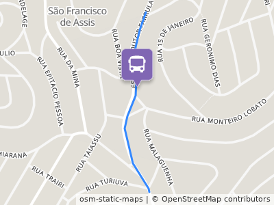 Mapa da parada